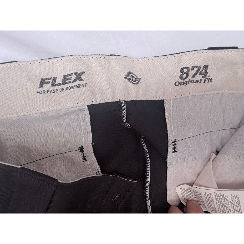 Dickies 874 Mens Pants 34x32 Black Original Fit Workwear Straight Leg