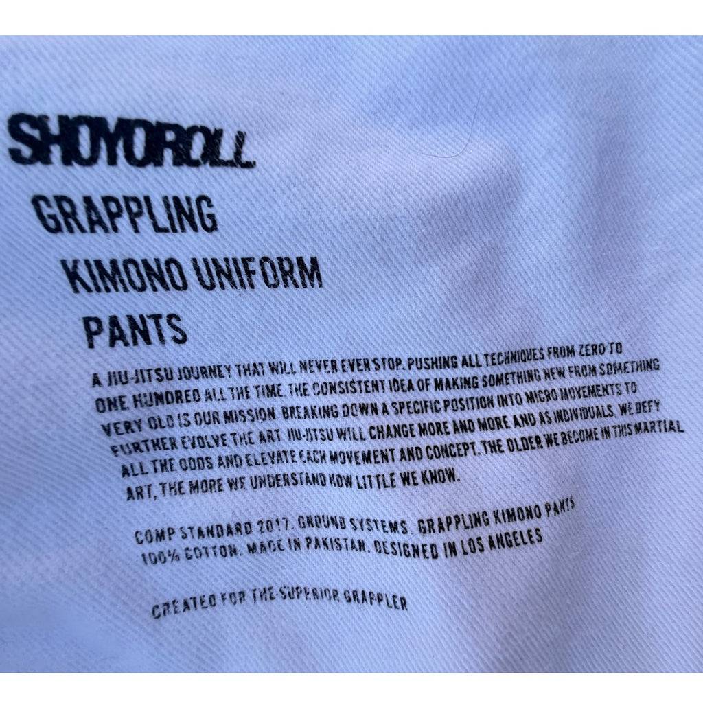 Shoyoroll Grappling Gi Pants Mens 36