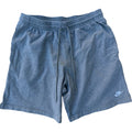 Nike Sweat Shorts Mens Gray Swoosh Athletic Lounge Gym Medium