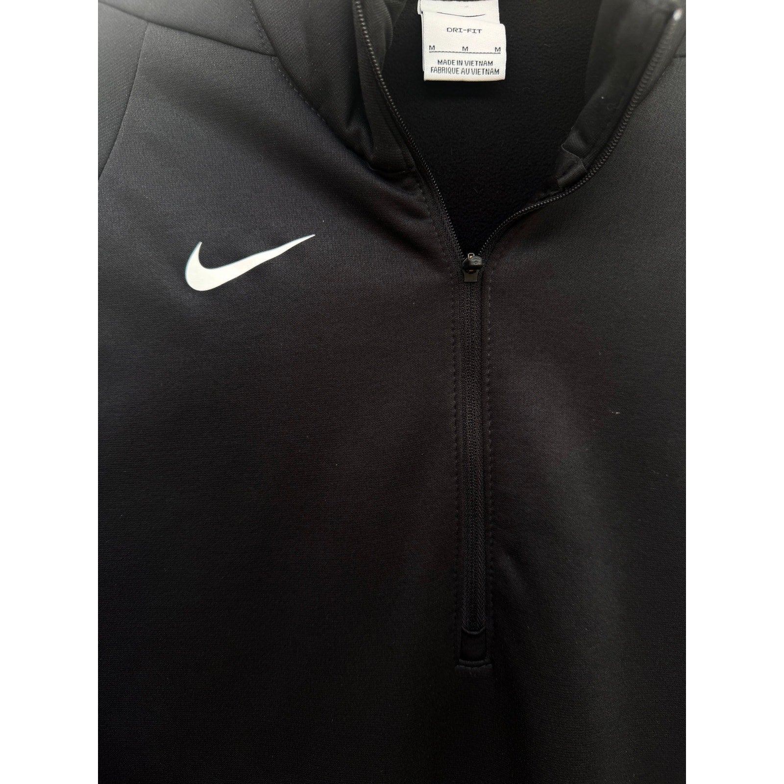 Nike Dri Fit Pullover Mens Medium Black Quarter Zip Fiesta Bowl Athletic Top
