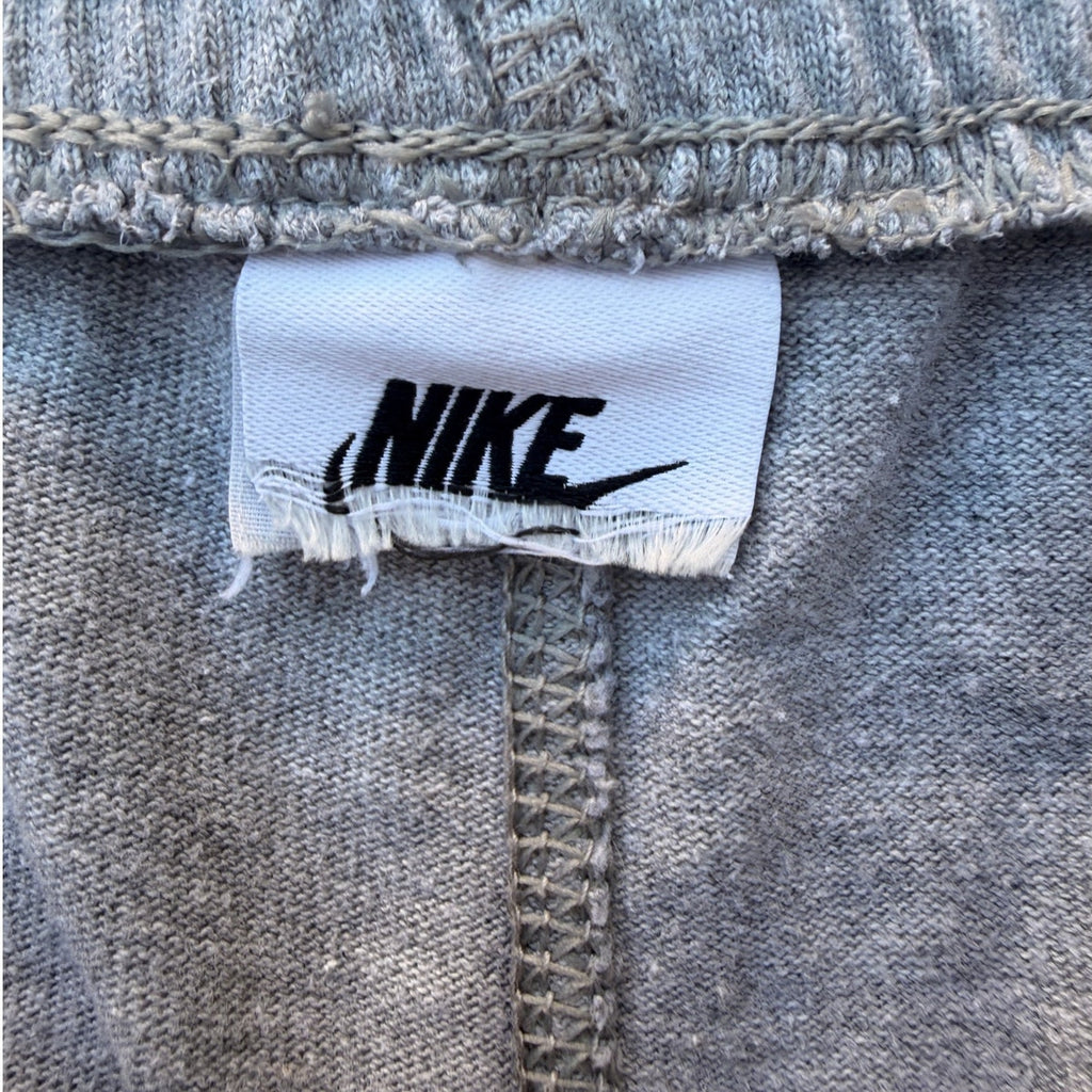 Nike Sweat Shorts Mens Gray Swoosh Athletic Lounge Gym Medium