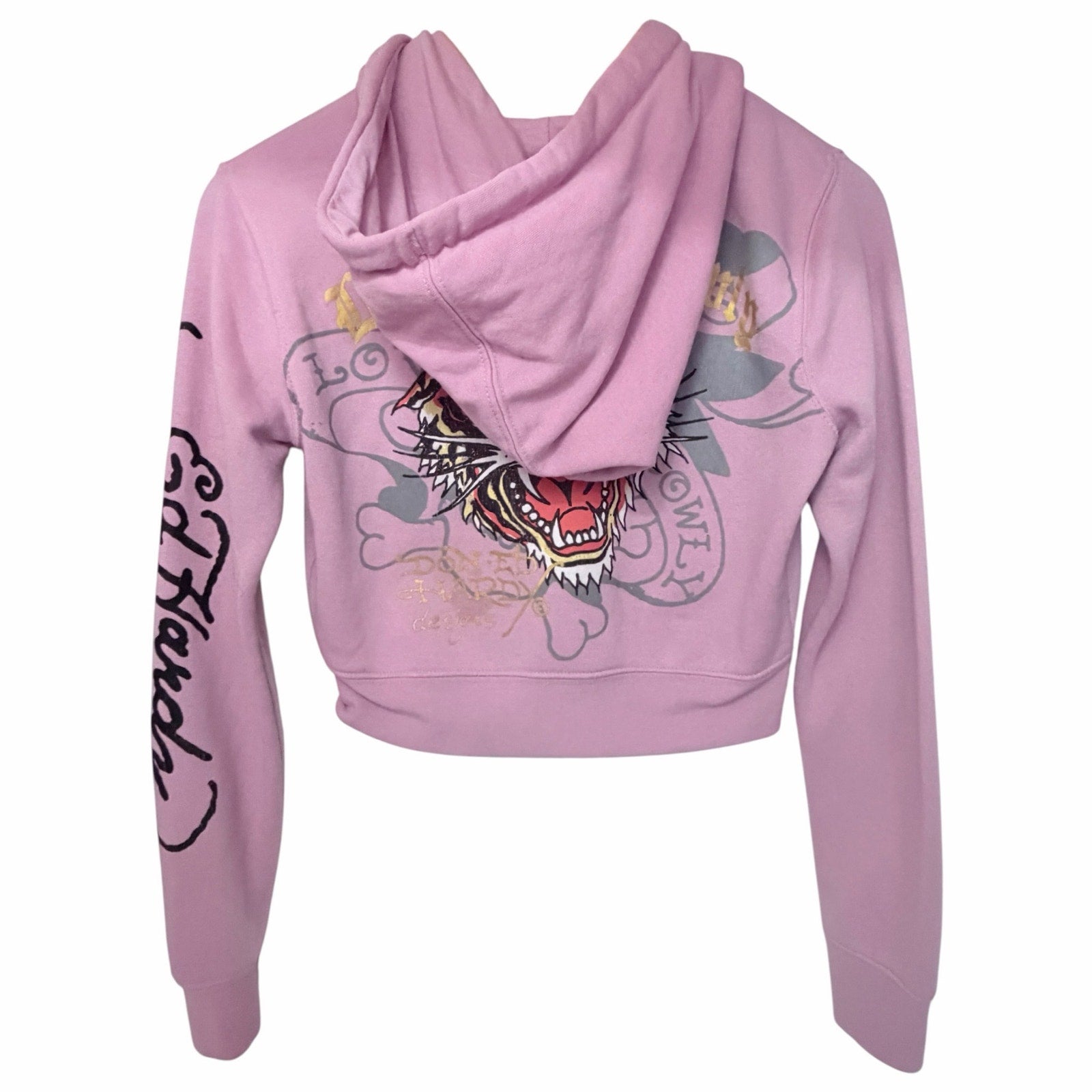 Ed Hardy Love Kills Slowly Hoodie Womens M