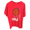 NBA Spalding Graphic T Shirt Mens XL Red Basketball Logo Short Sleeve Tee