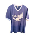 Vintage Falcons #35 V-Neck Jersey Style T-Shirt Made in USA