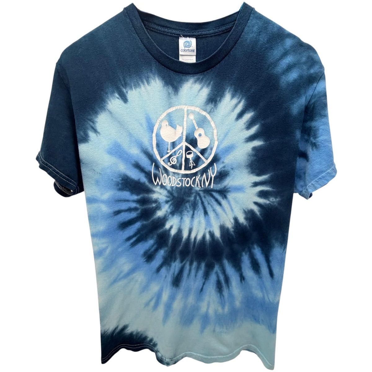 Colortone Men's Blue T-Shirt — front view