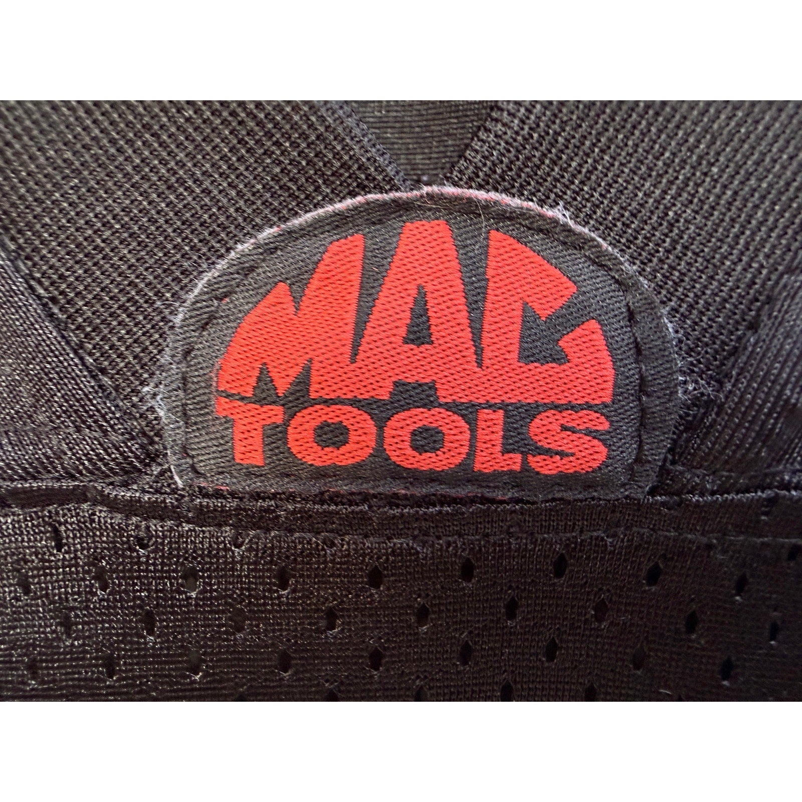 Mac Tools Football Jersey Mens XL Black Mesh #38 Graphic V Neck Mechanic Shirt