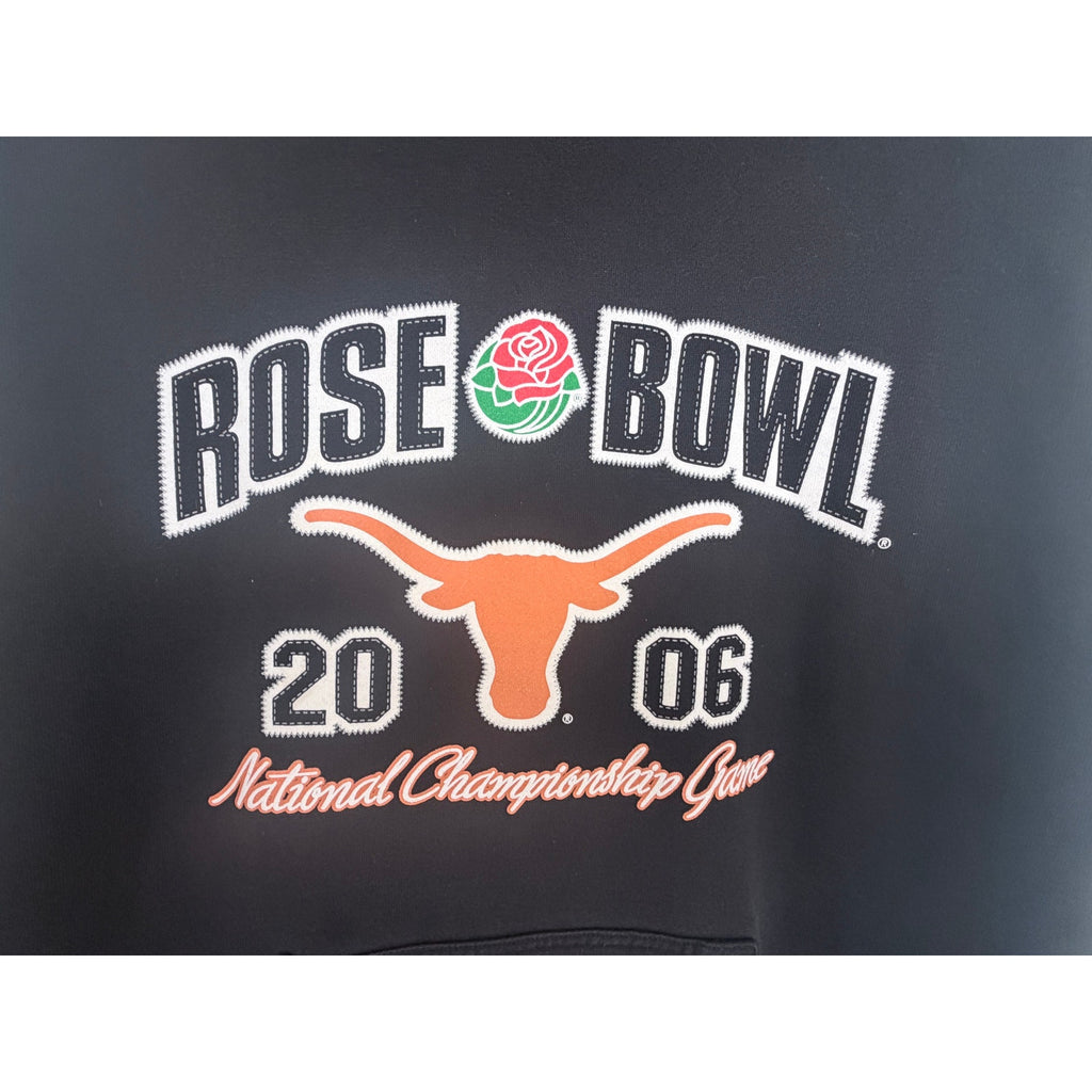 Texas Longhorns Rose Bowl 2006 Hoodie Mens Large Black NCAA Football