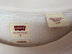 Levi's Men's White It's All Sunshine! Sweatshirt — brand label
