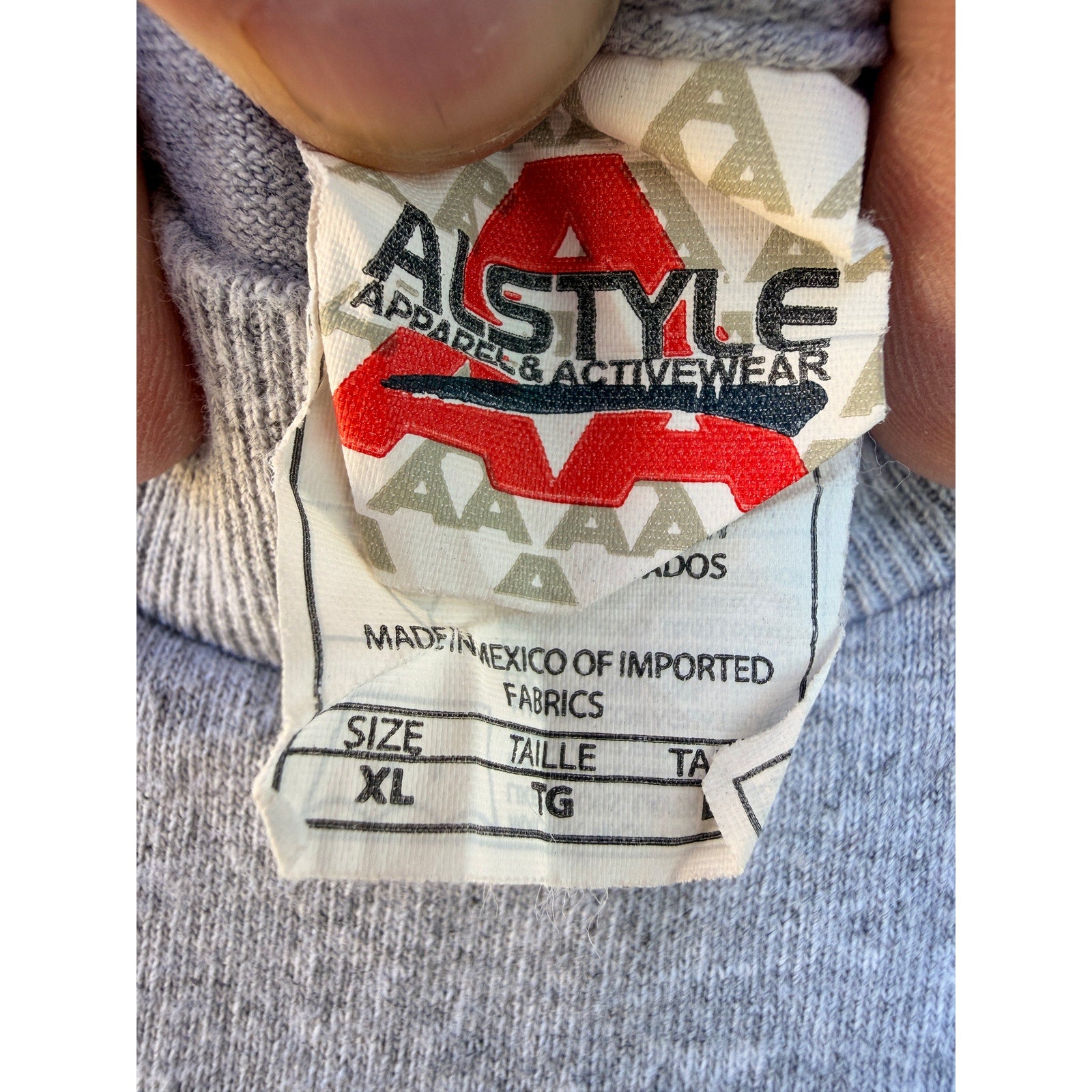 Alstyle Apparel & Activewear Gray T 2012 Kraft Fight Hunger Bowl Navy vs ASU XL