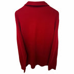 Polo Ralph Lauren Men's Red Quarter-Zip Sweater Large detail image 2