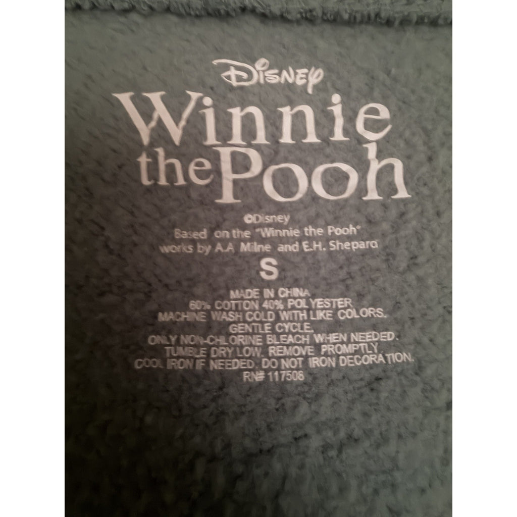 Disney Winnie the Pooh Full Zip Character Hoodie Gray Womens S detail image 5