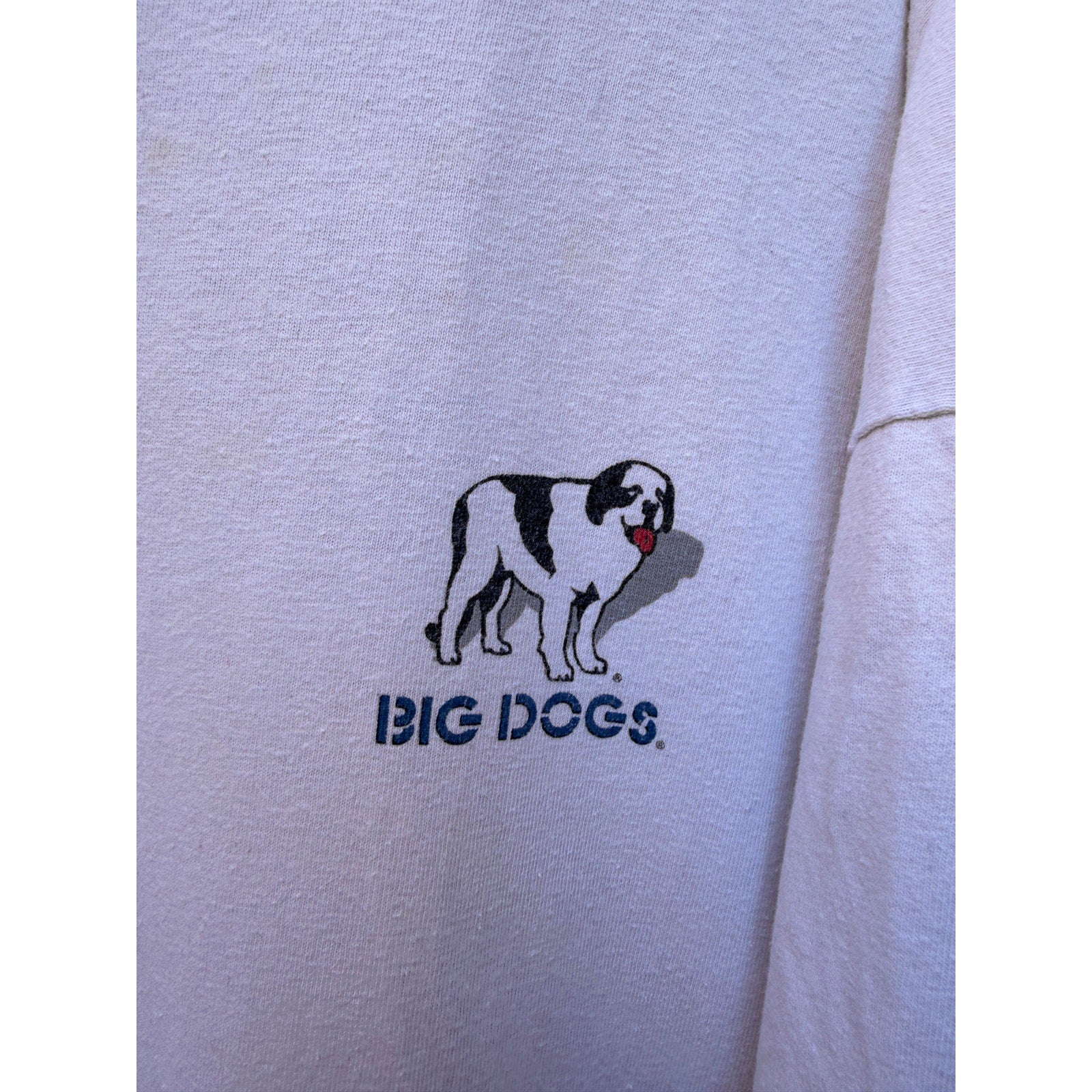 Big Dogs Graphic T Shirt Mens 3XL Beige Fishing Humor Vintage Style Tee