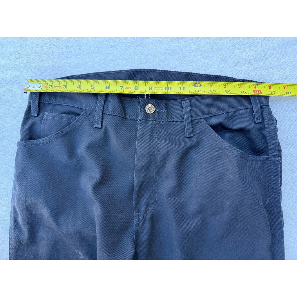 Dickies Work Pants Mens 34x32 Navy Blue Straight Leg Workwear Pants