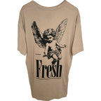 Superfresh Men's Beige Fresh Worldwide T-Shirt — back view