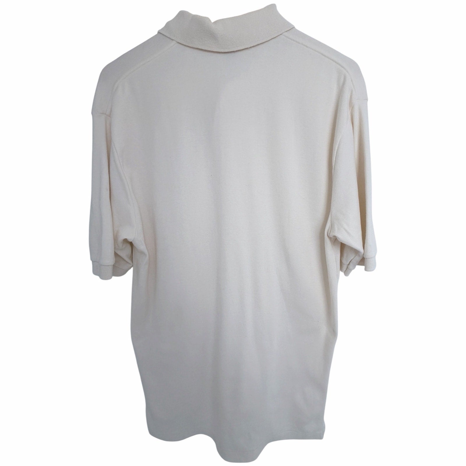 Polo Ralph Lauren Polo Shirt Mens Medium White Pony Logo 100% Cotton