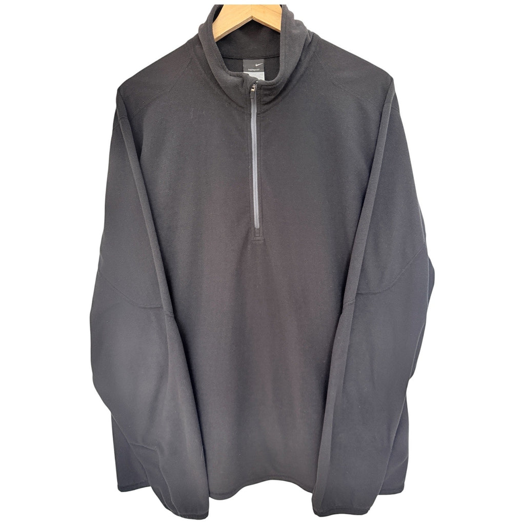Nike Dri Fit Quarter Zip Pullover Mens Medium Black Fiesta Bowl Athletic