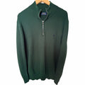 Polo Ralph Lauren Quarter Zip Sweater Mens Large Green