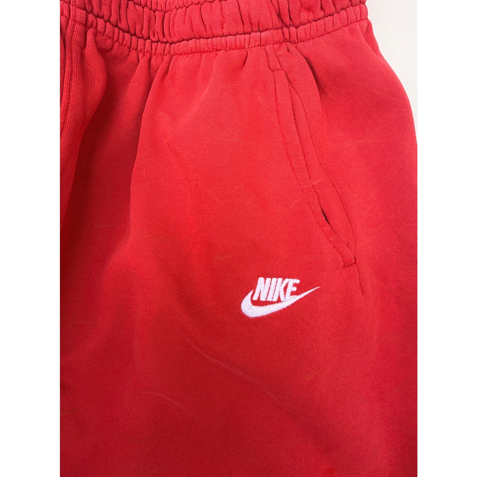 Nike Fleece Athletic Shorts Mens XL Red Athletic Lounge Pants