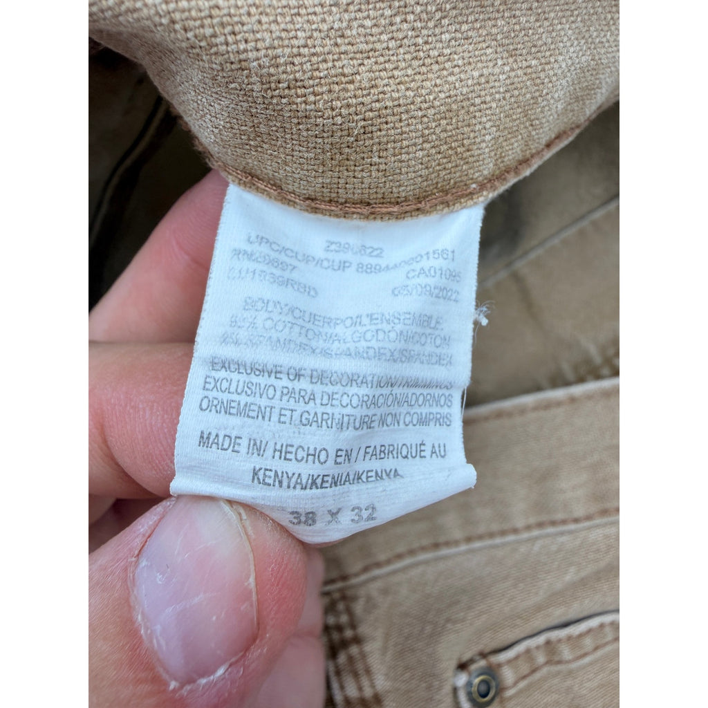 Dickies Carpenter Pants Mens 38x32 Brown Workwear Utility Pants