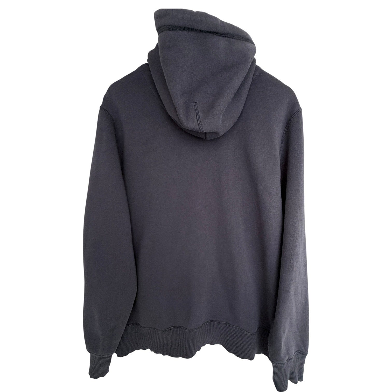 Nike Pullover Hoodie Mens XL Gray Black Logo Sweatshirt Athletic Fleece