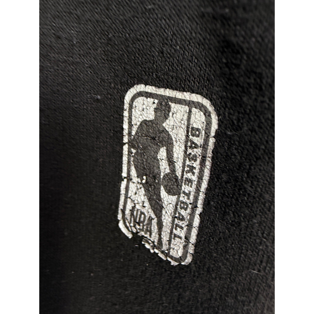 NBA Hoodie Mens Large Black Logo Pullover Basketball Sweatshirt Athletic