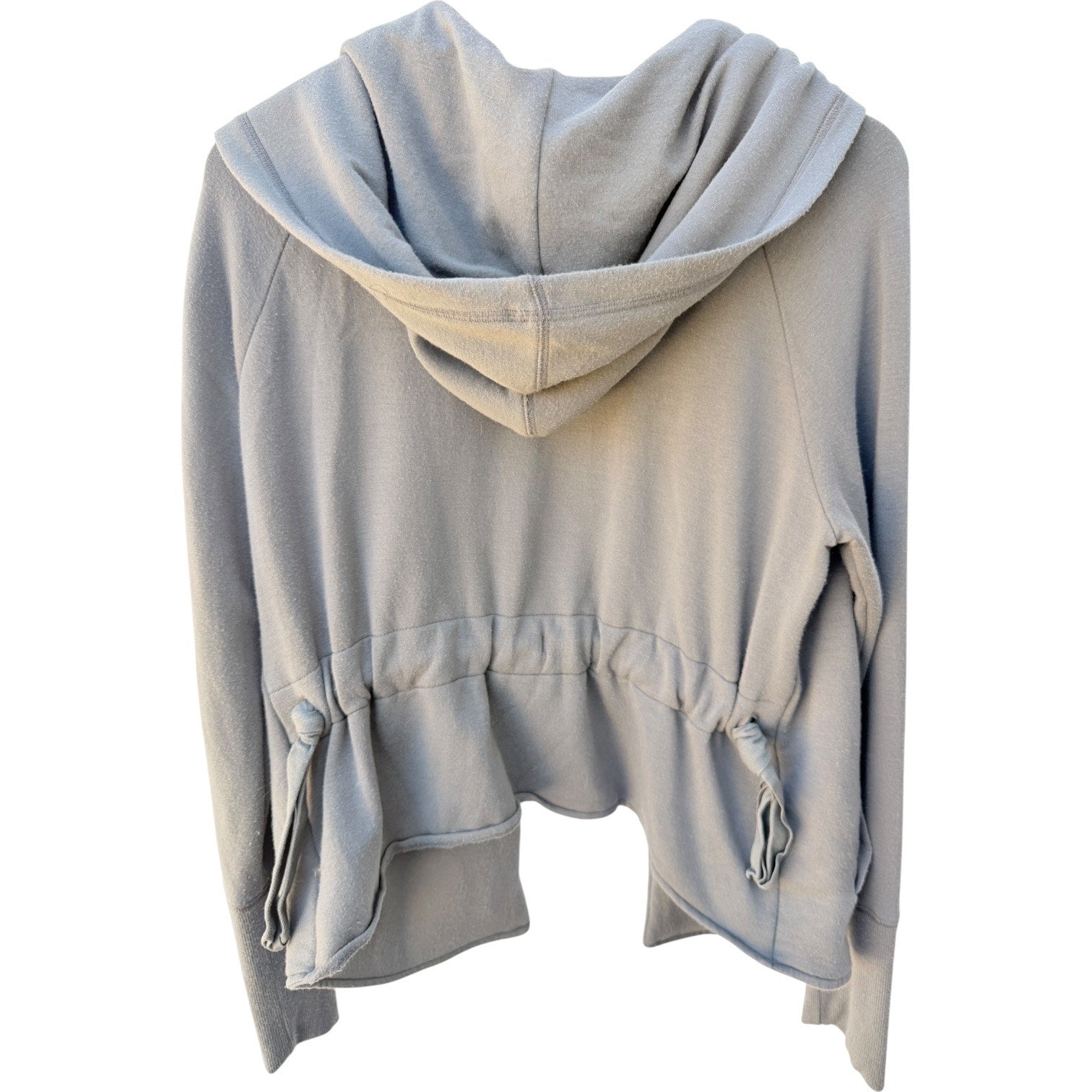 Athleta Open Front Hoodie Womens Medium Gray Athletic Lounge