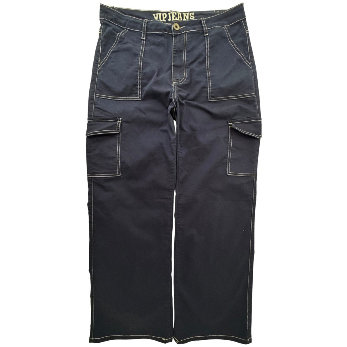 VIP Jeans Navy Blue Cotton Pants - Women's 15/32