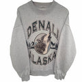 Abercrombie Denali Alaska Wolf Oversized Crewneck Women's XS