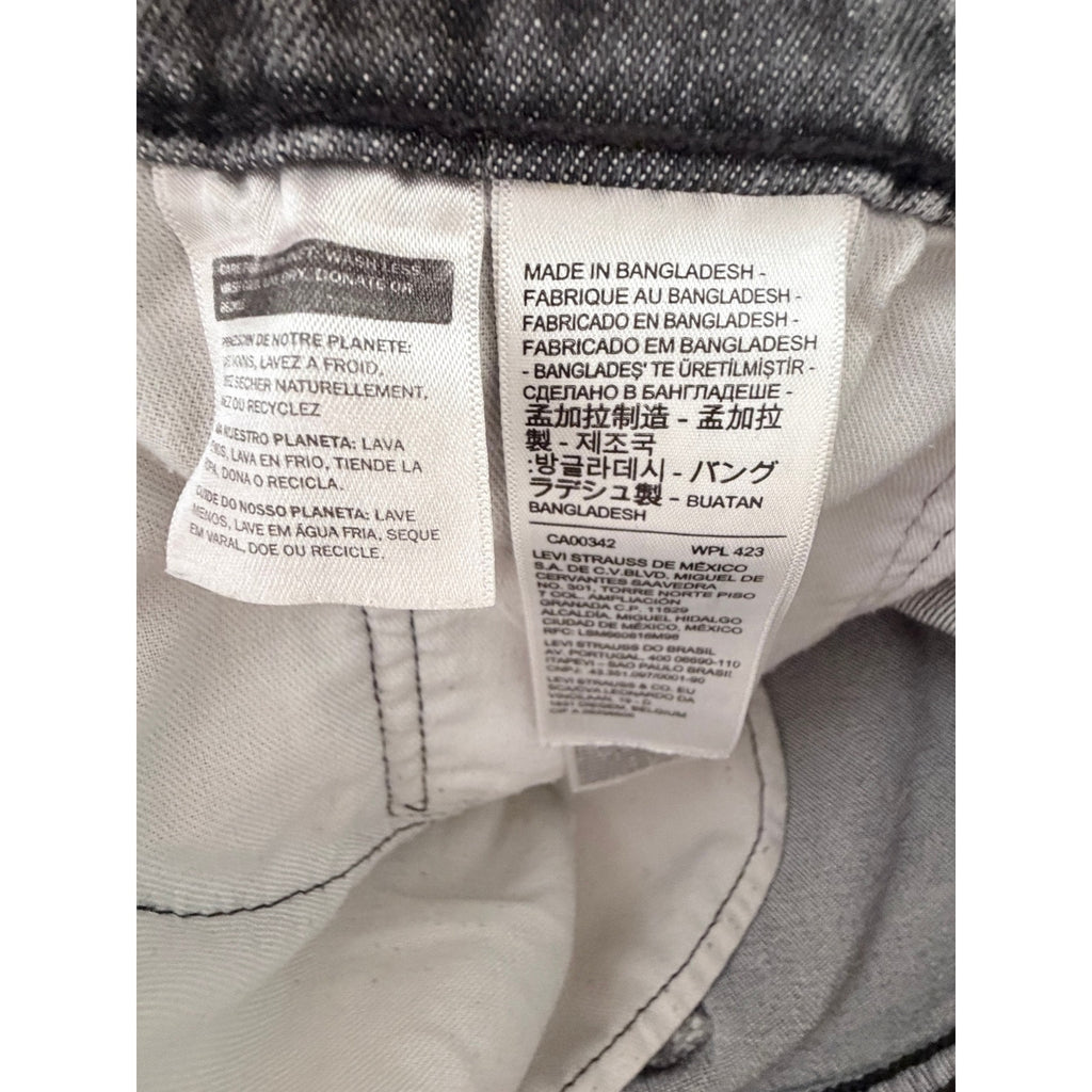 Levi's 511 Gray Slim Fit Jeans Mens 34x32