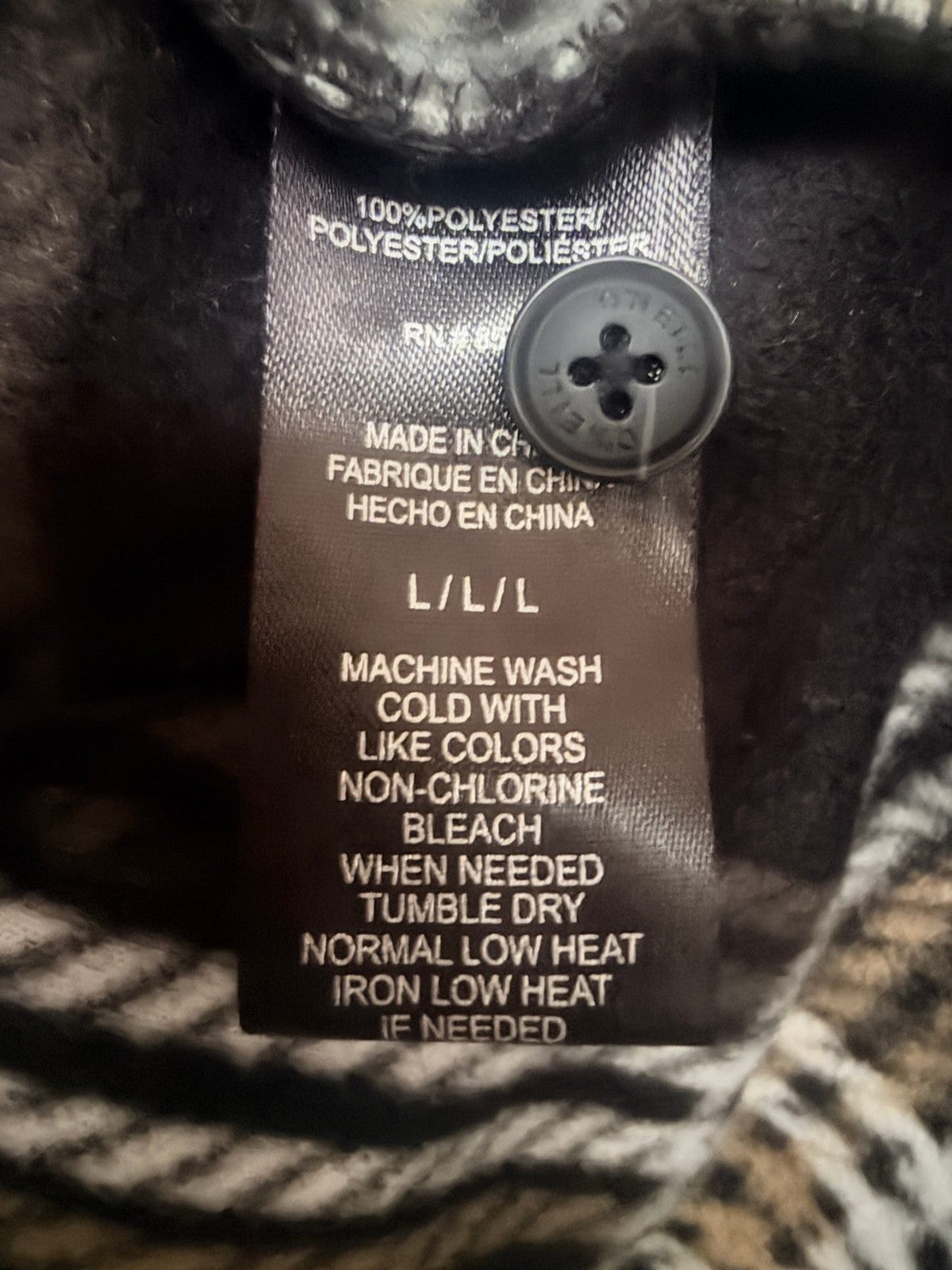 O'Neill Men's Black Fleece Shirt — photo 5