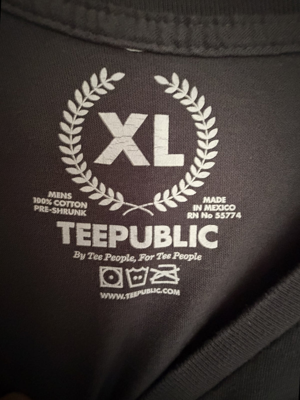 TeePublic Men's Dark Gray Graphic T-Shirt — photo 3