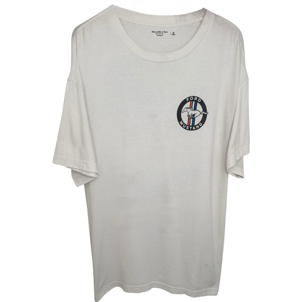 Abercrombie & Fitch Men's Cream Graphic T-Shirt — photo 1