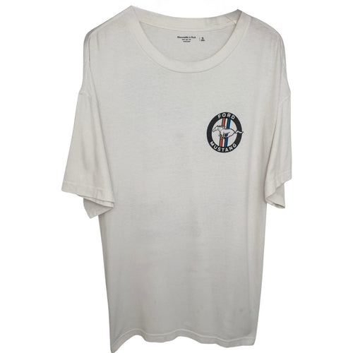 Abercrombie & Fitch Men's Cream Graphic T-Shirt — photo 1