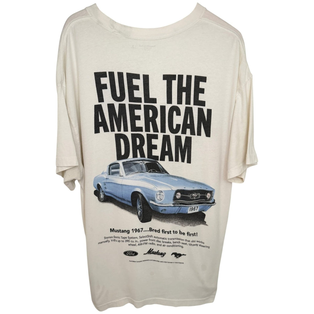 Abercrombie & Fitch Men's Cream Graphic T-Shirt — photo 2