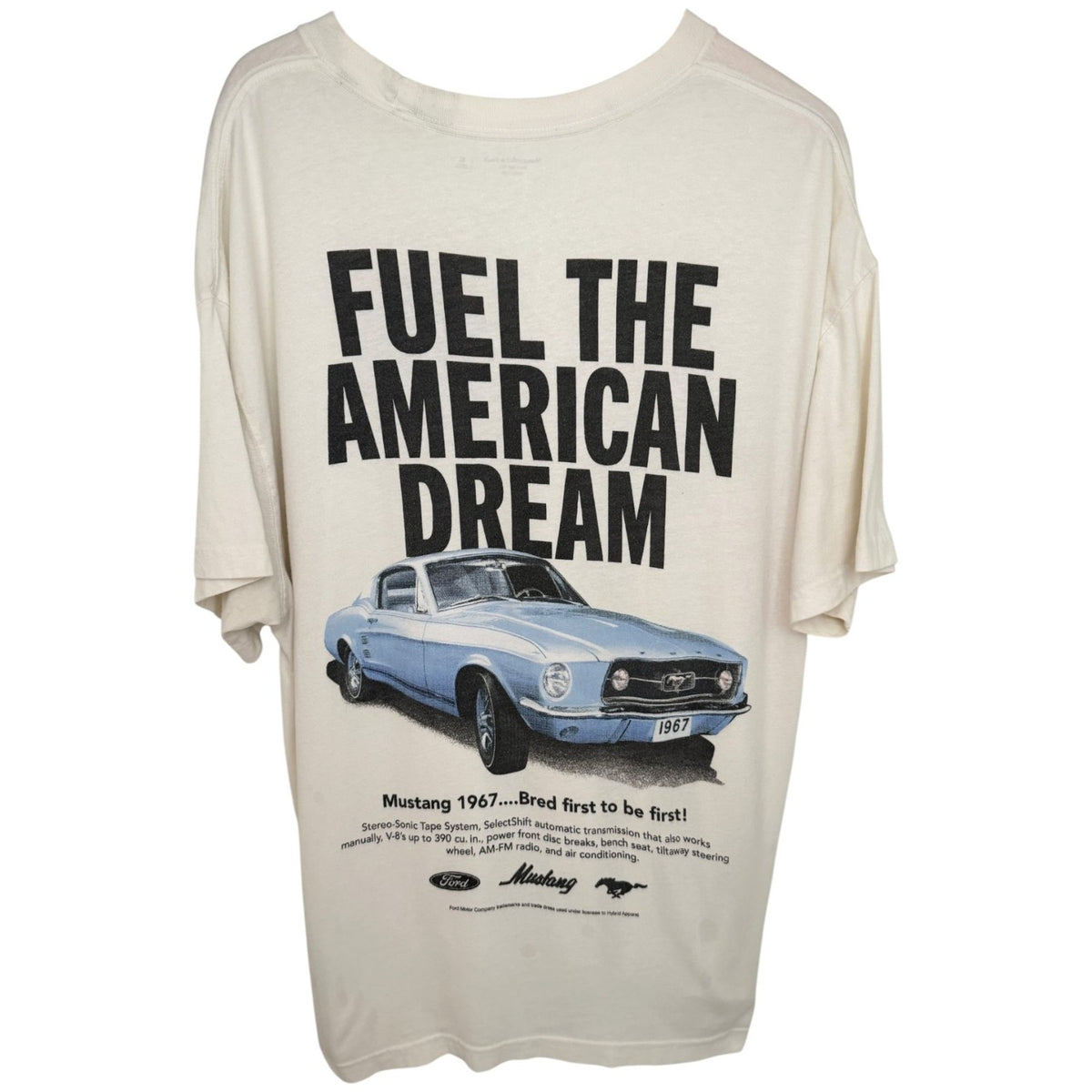 Abercrombie & Fitch Men's Cream Graphic T-Shirt — photo 2