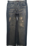 True Republic Men's Gray Wide Leg Jeans — photo 1