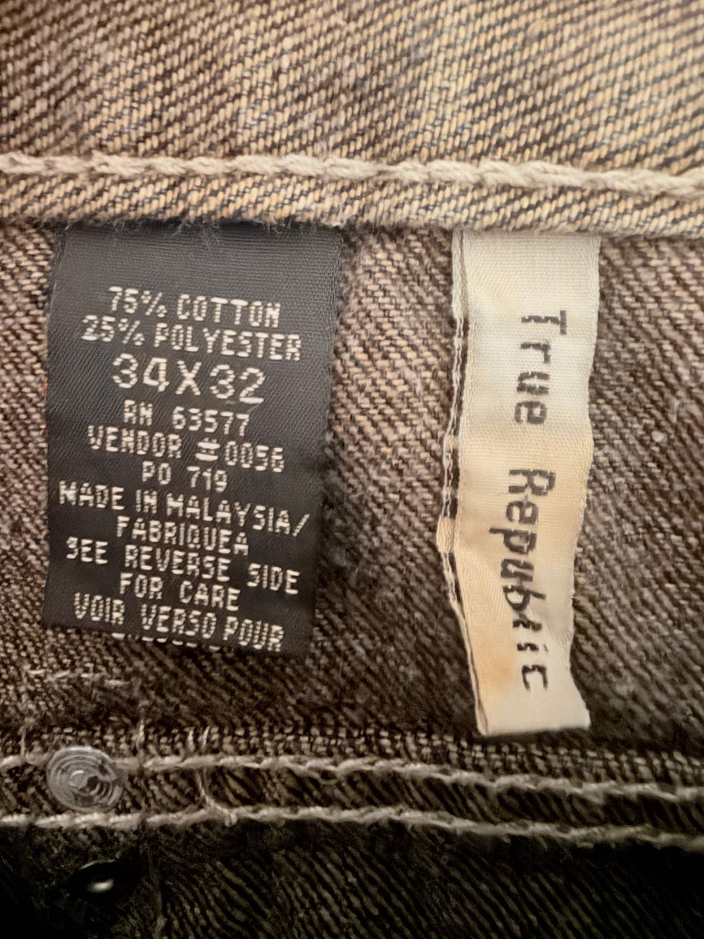 True Republic Men's Gray Wide Leg Jeans — photo 3