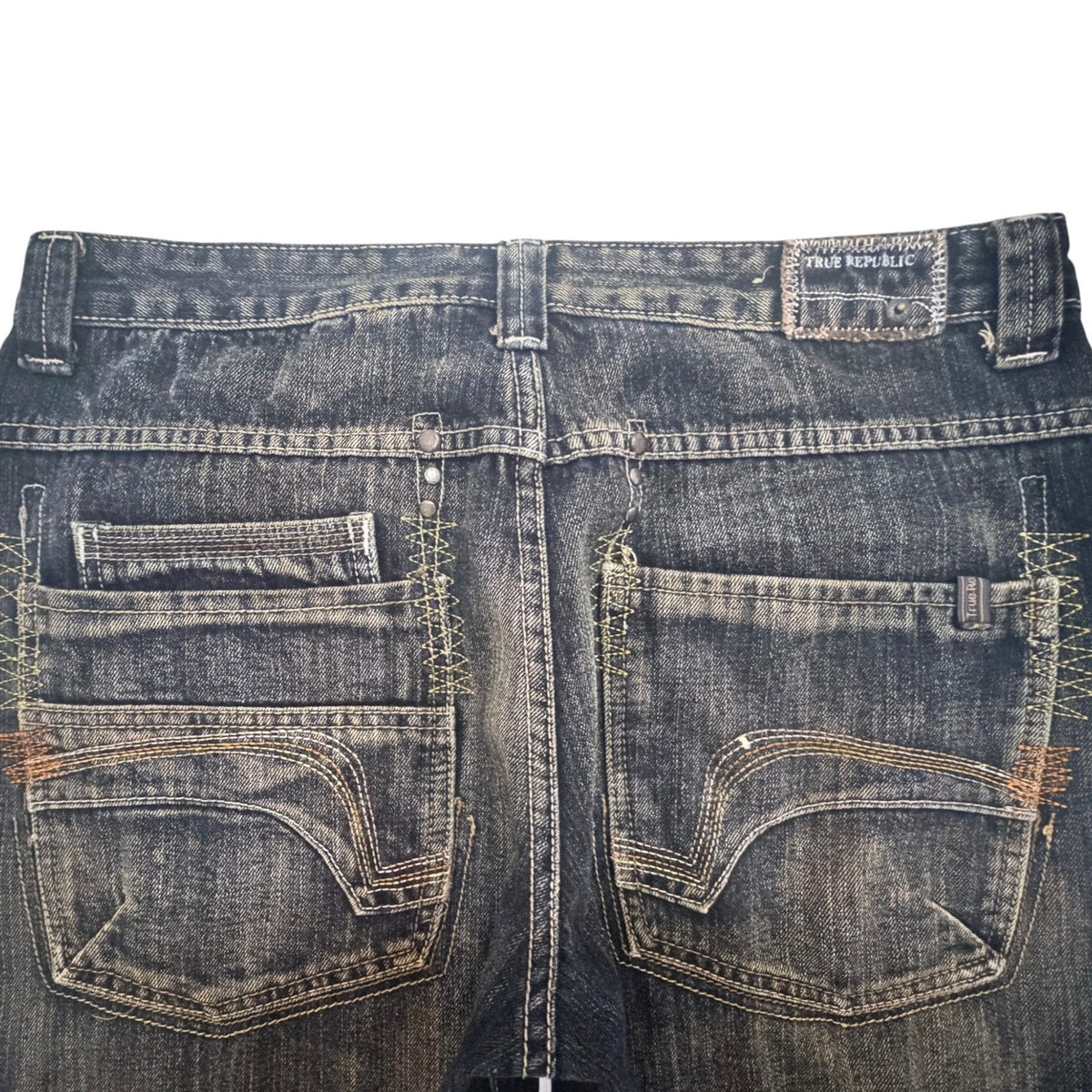 True Republic Men's Gray Wide Leg Jeans — photo 5