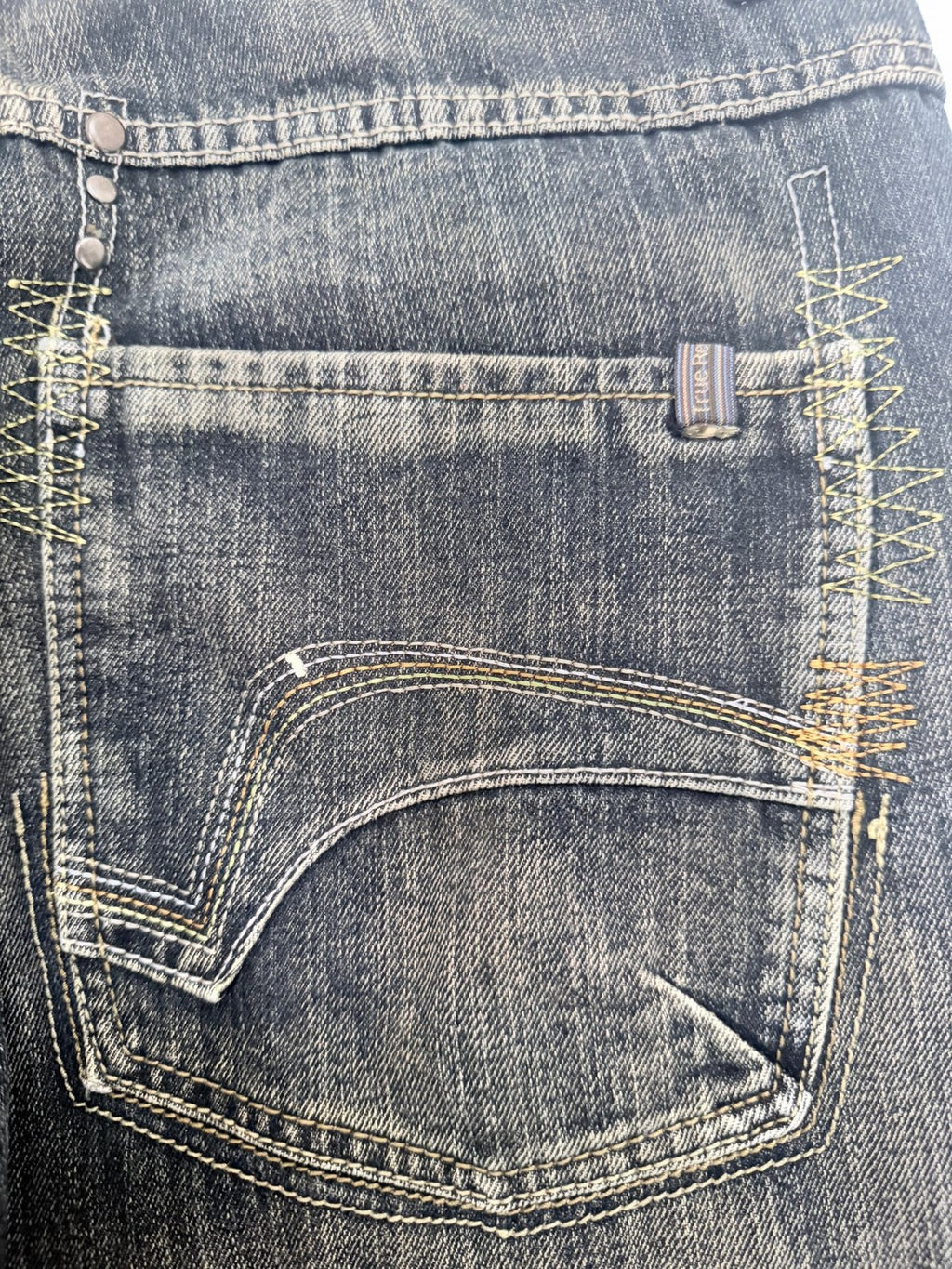 True Republic Men's Gray Wide Leg Jeans — photo 7
