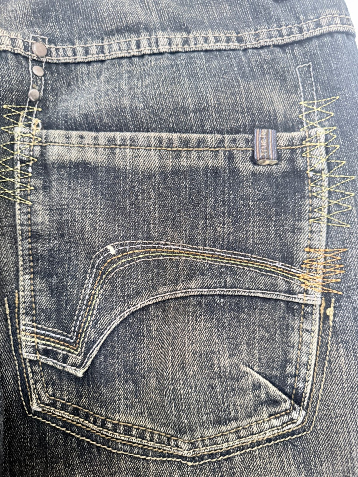True Republic Men's Gray Wide Leg Jeans — photo 7