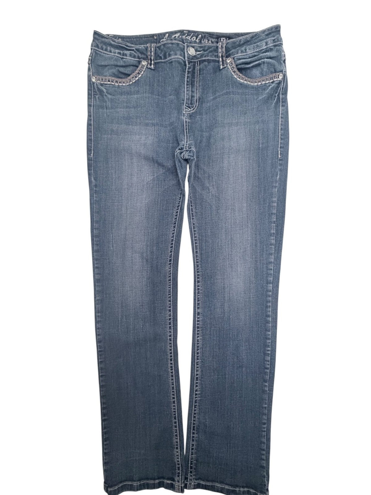 L.A. idol Women's Blue Bootcut Jeans — photo 1