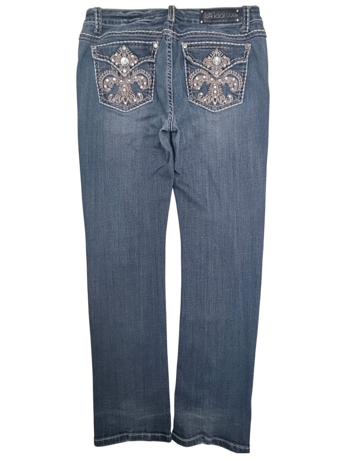 L.A. idol Women's Blue Bootcut Jeans — photo 2