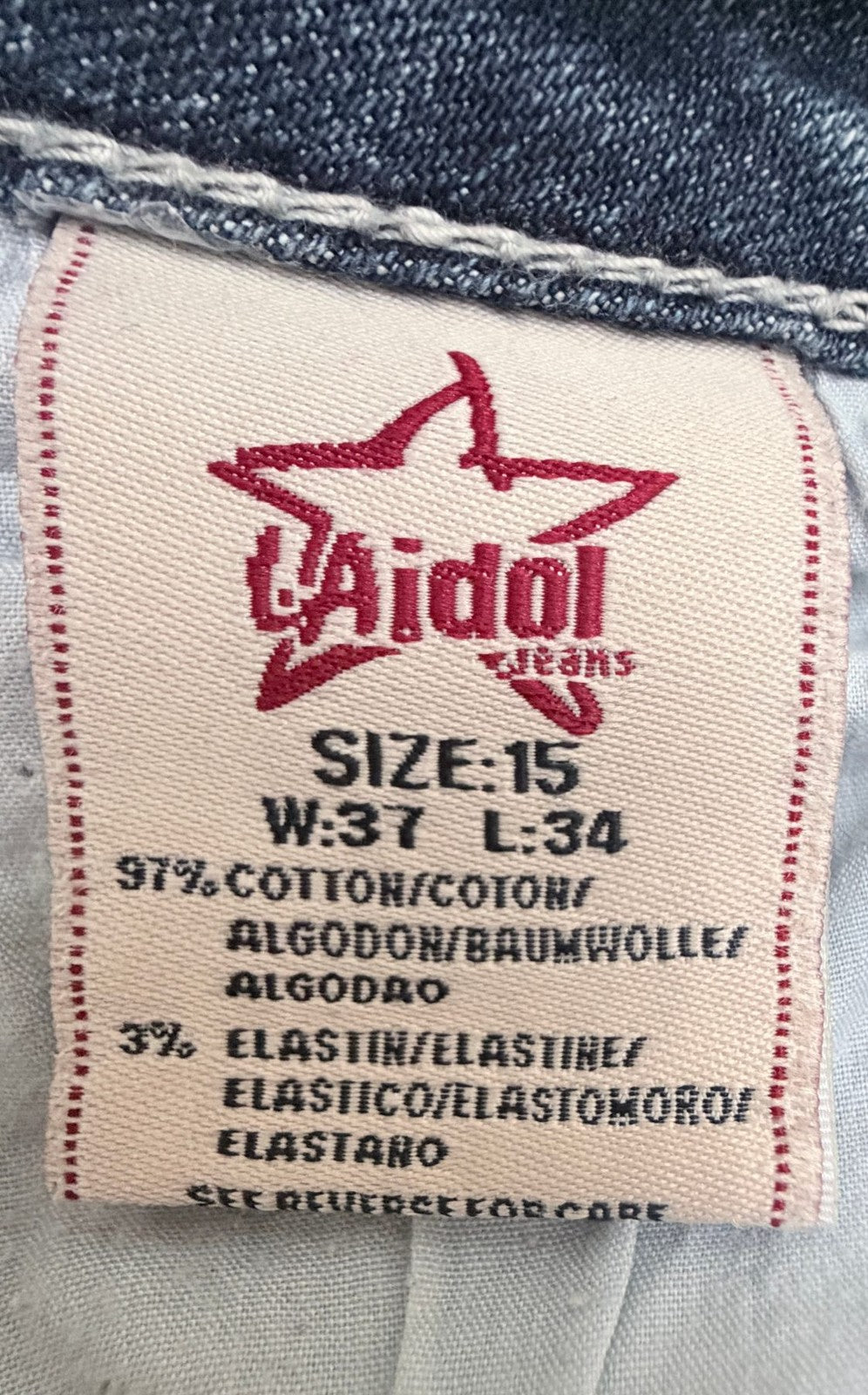 L.A. idol Women's Blue Bootcut Jeans — photo 3