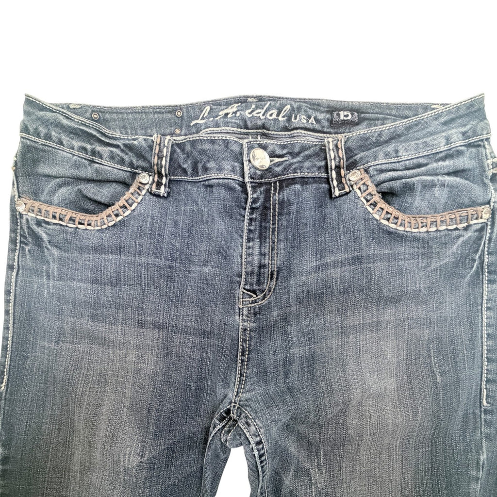 L.A. idol Women's Blue Bootcut Jeans — photo 5