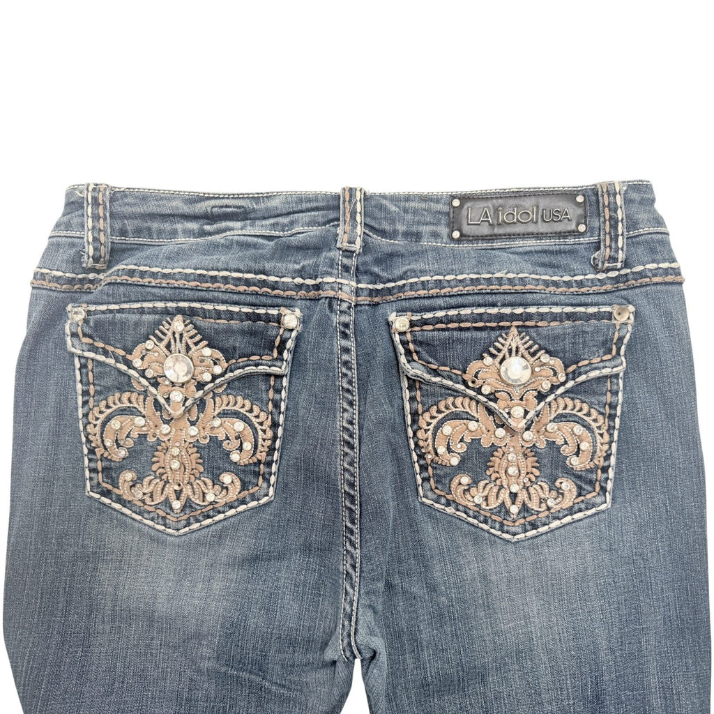 L.A. idol Women's Blue Bootcut Jeans — photo 6