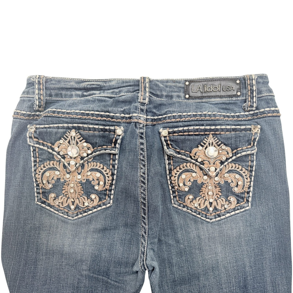 L.A. idol Women's Blue Bootcut Jeans — photo 6