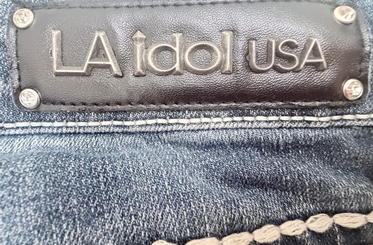 L.A. idol Women's Blue Bootcut Jeans — photo 7