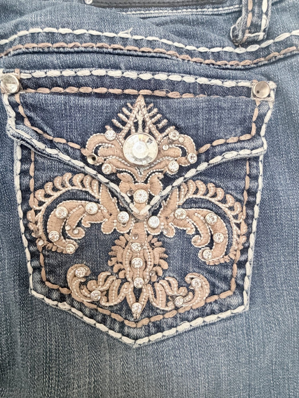 L.A. idol Women's Blue Bootcut Jeans — photo 8