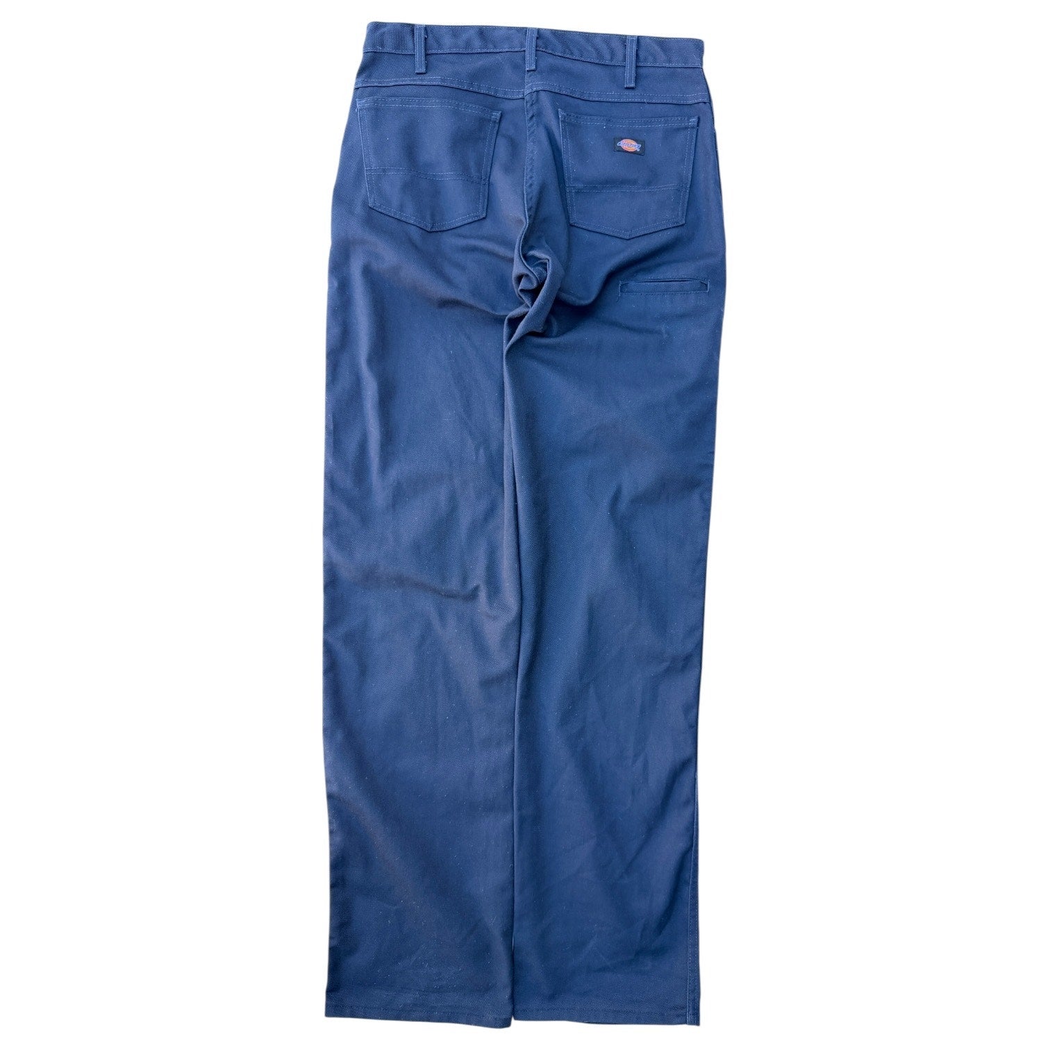 Dickies Work Pants Mens 34x32 Navy Blue Straight Leg Workwear Pants