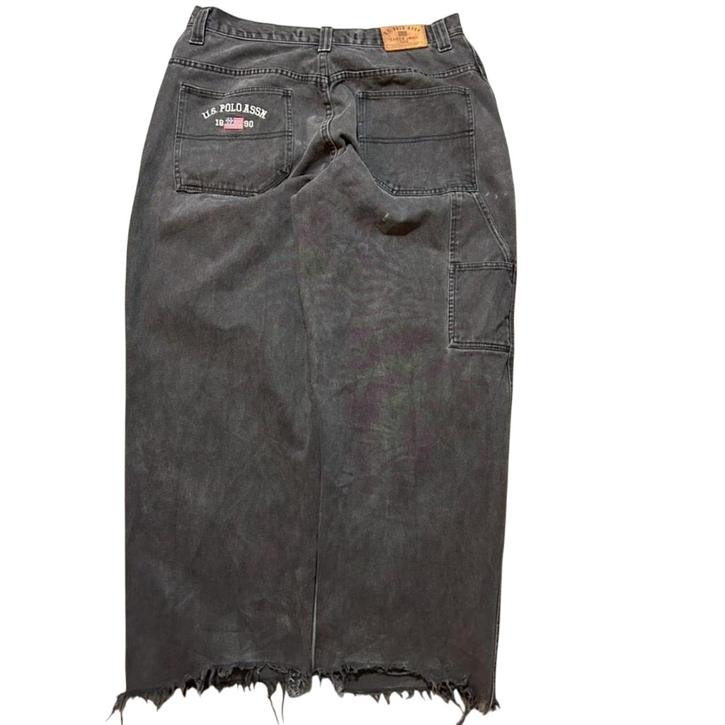 Vintage US Polo Assn. black Vintage beautiful black faded distressed 38x34
